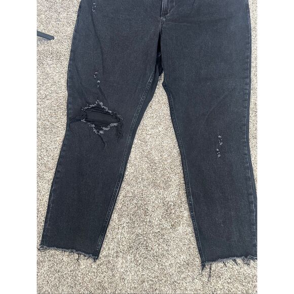 Abercrombie & Fitch Curve Love The Skinny High Rise Black Jeans Women’s 35/20L - Picture 13 of 13